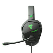 NUBWO N16 Gaming Headset for Xbox PS5 PC 50mm Sound Memory Foam-Black Green