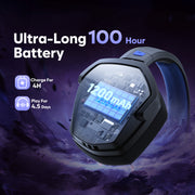 NUBWO G06 100H Battery Headset Dual Wireless 7.1 for PS5/PC/Switch-Black Blue