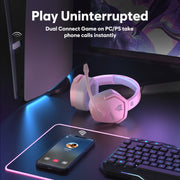 NUBWO G06 100H Battery Headset Dual Wireless 7.1 for PS5/PC/Switch-Pink