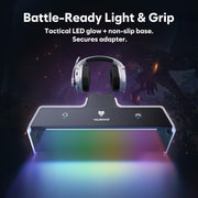 NUBWO G06 Pro Wireless Gaming Headset with Dock, 120Hr Battery, ENC Mic