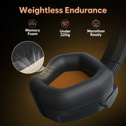 NUBWO N16 Gaming Headset for Xbox PS5 PC 50mm Sound Memory Foam-Black Yellow