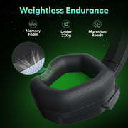 NUBWO N16 Gaming Headset for Xbox PS5 PC 50mm Sound Memory Foam-Black Green