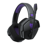 NUBWO G06 100H Battery Headset Dual Wireless 7.1 for PS5/PC/Switch-Black Purple