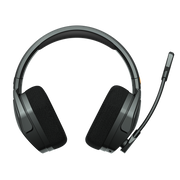 NUBWO G06 100H Battery Headset Dual Wireless 7.1 for PS5/PC/Switch-Black Orange