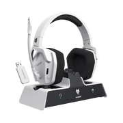 NUBWO G06 Pro Wireless Gaming Headset with Dock, 120Hr Battery, ENC Mic