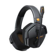 NUBWO G06 100H Battery Headset Dual Wireless 7.1 for PS5/PC/Switch-Black Orange