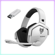 NUBWO G06 100H Battery Headset Dual Wireless-White