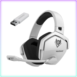 NUBWO G06 100H Battery Headset Dual Wireless-White