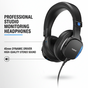 NUBWO HD01 Wired Studio Monitor DJ Headphones with 45mm Drivers