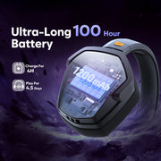 NUBWO G06 100H Battery Headset Dual Wireless 7.1 for PS5/PC/Switch-Black Orange