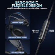 Nubwo N7 Wired Gaming Headset – Lightweight & Noise-Canceling Mic