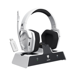 Nubwo G06 Pro Gaming Headset – PS5 Dock & 120h Battery-White