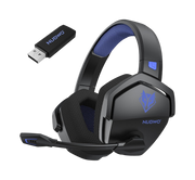 NUBWO G06 100H Battery Headset Dual Wireless 7.1 for PS5/PC/Switch-Black Blue