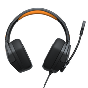 NUBWO N16 Gaming Headset for Xbox PS5 PC 50mm Sound Memory Foam-Black Yellow