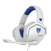 NUBWO N16 Gaming Headset for Xbox PS5 PC-White Blue