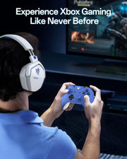 NUBWO N16 Gaming Headset for Xbox PS5 PC-White Blue