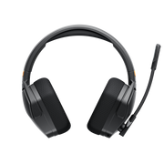 NUBWO G06 100H Battery Headset Dual Wireless 7.1 for PS5/PC/Switch-Black Orange