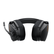 NUBWO G06 100H Battery Headset Dual Wireless 7.1 for PS5/PC/Switch-Black Orange