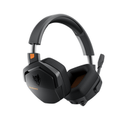 NUBWO G06 100H Battery Headset Dual Wireless 7.1 for PS5/PC/Switch-Black Orange